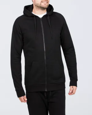 2t Ryan Zip Up Tall Hoodie (black) game night