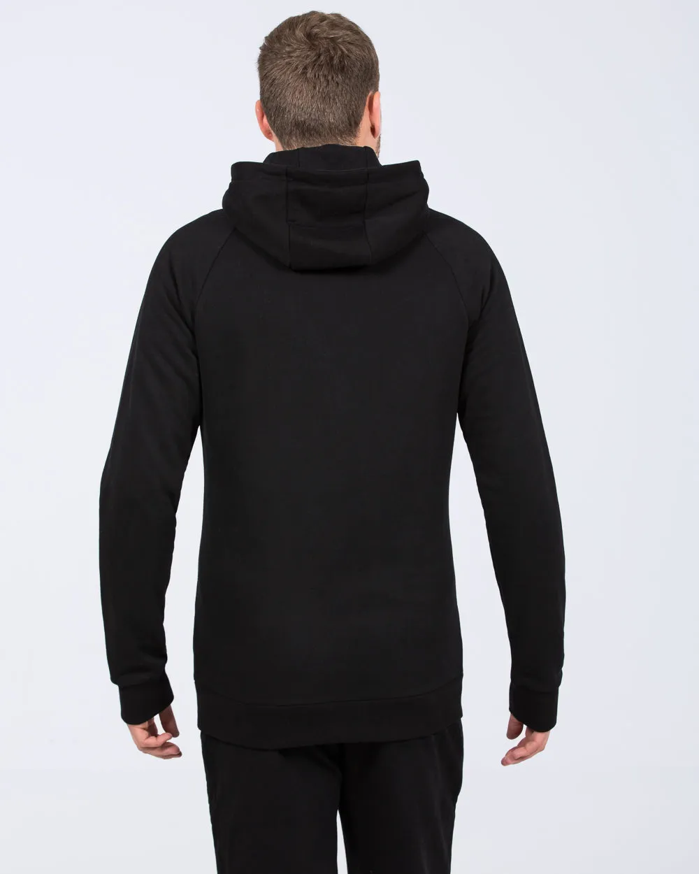 2t Ryan Zip Up Tall Hoodie (black) home base