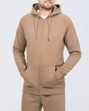 2t Ryan Zip Up Tall Hoodie (taupe) Sunday mood