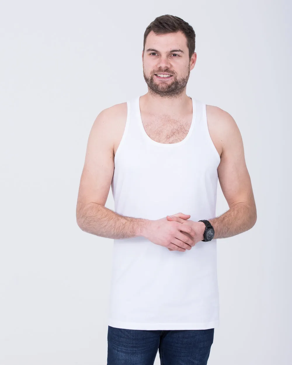 2t Samuel Tall Vest Top (white) all day