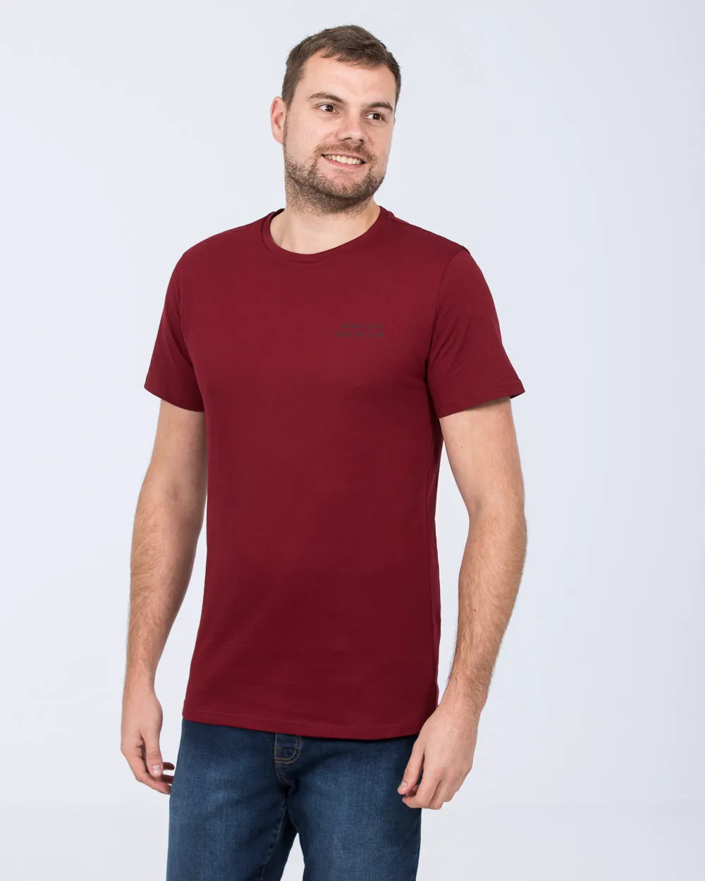 2t Santa Cruz Tall T-Shirt (burgundy) easy clean