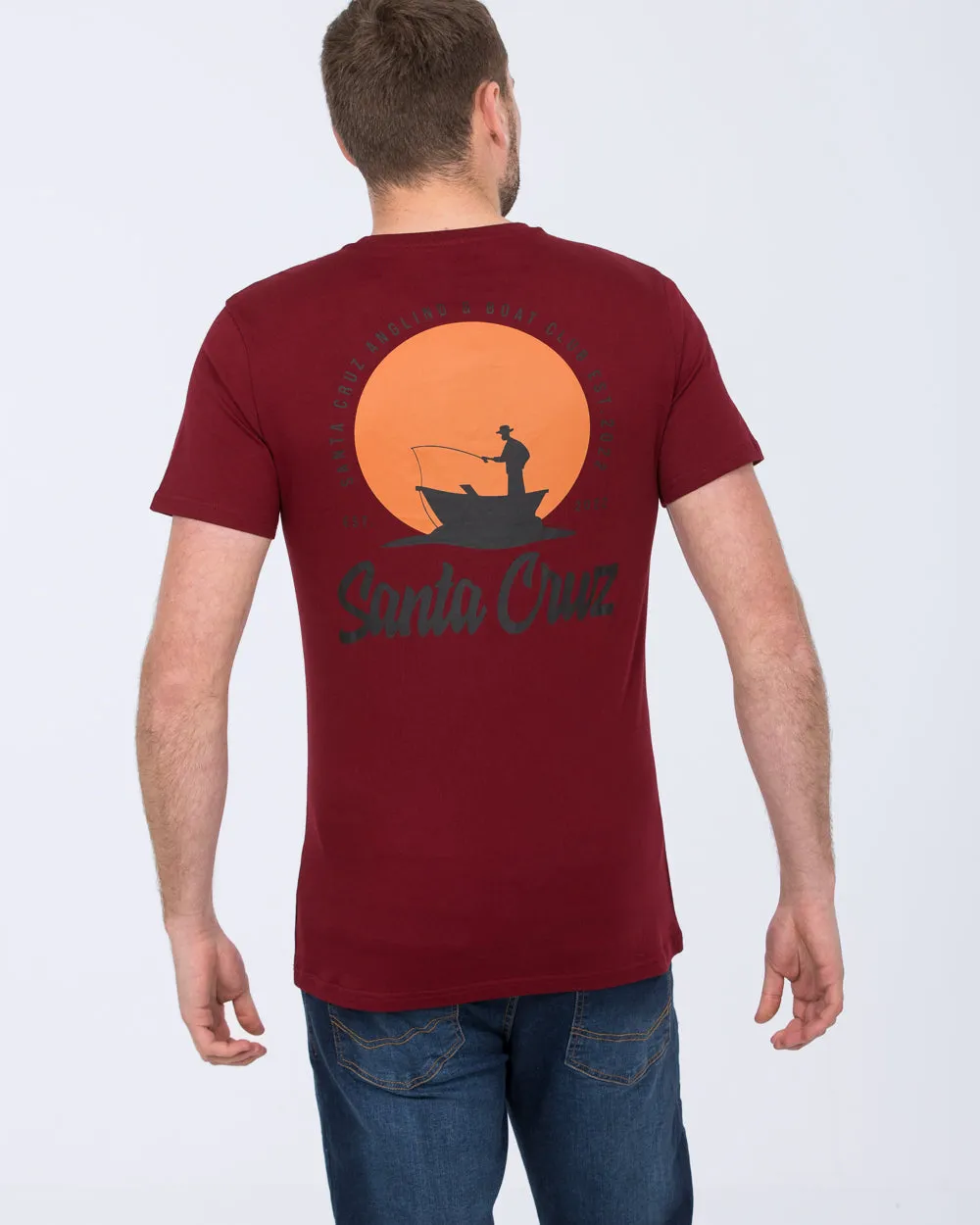 2t Santa Cruz Tall T-Shirt (burgundy) soft base