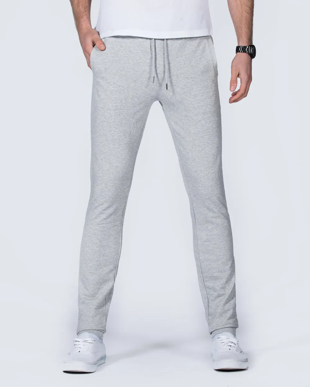2t Scott Slim Fit Tall Sweat Pants (heather grey) loose fit
