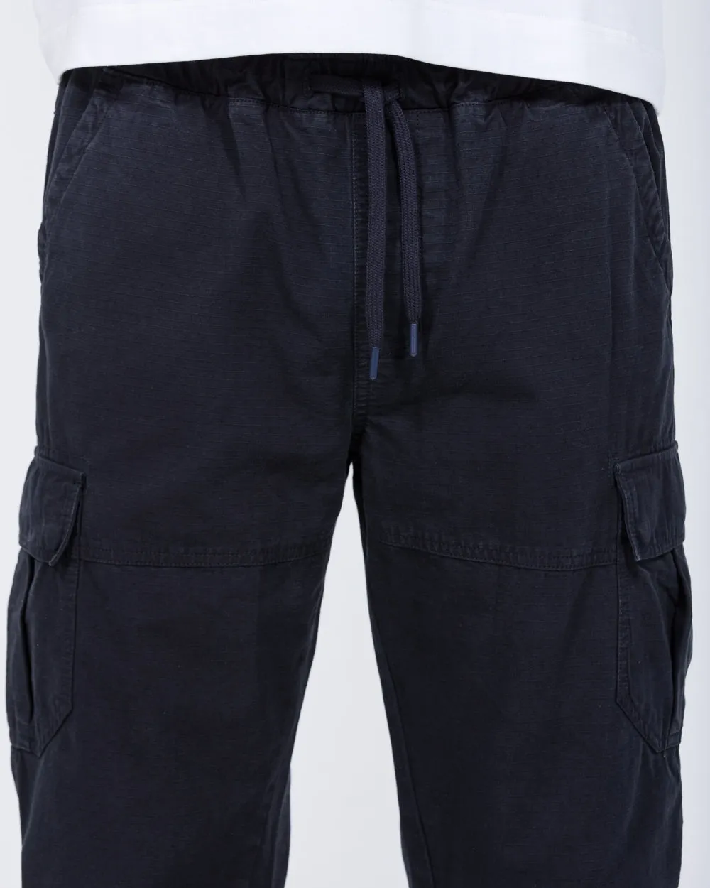 2t Shane Tall Regular Fit Ripstop Cargo Trousers (navy) tactical gear