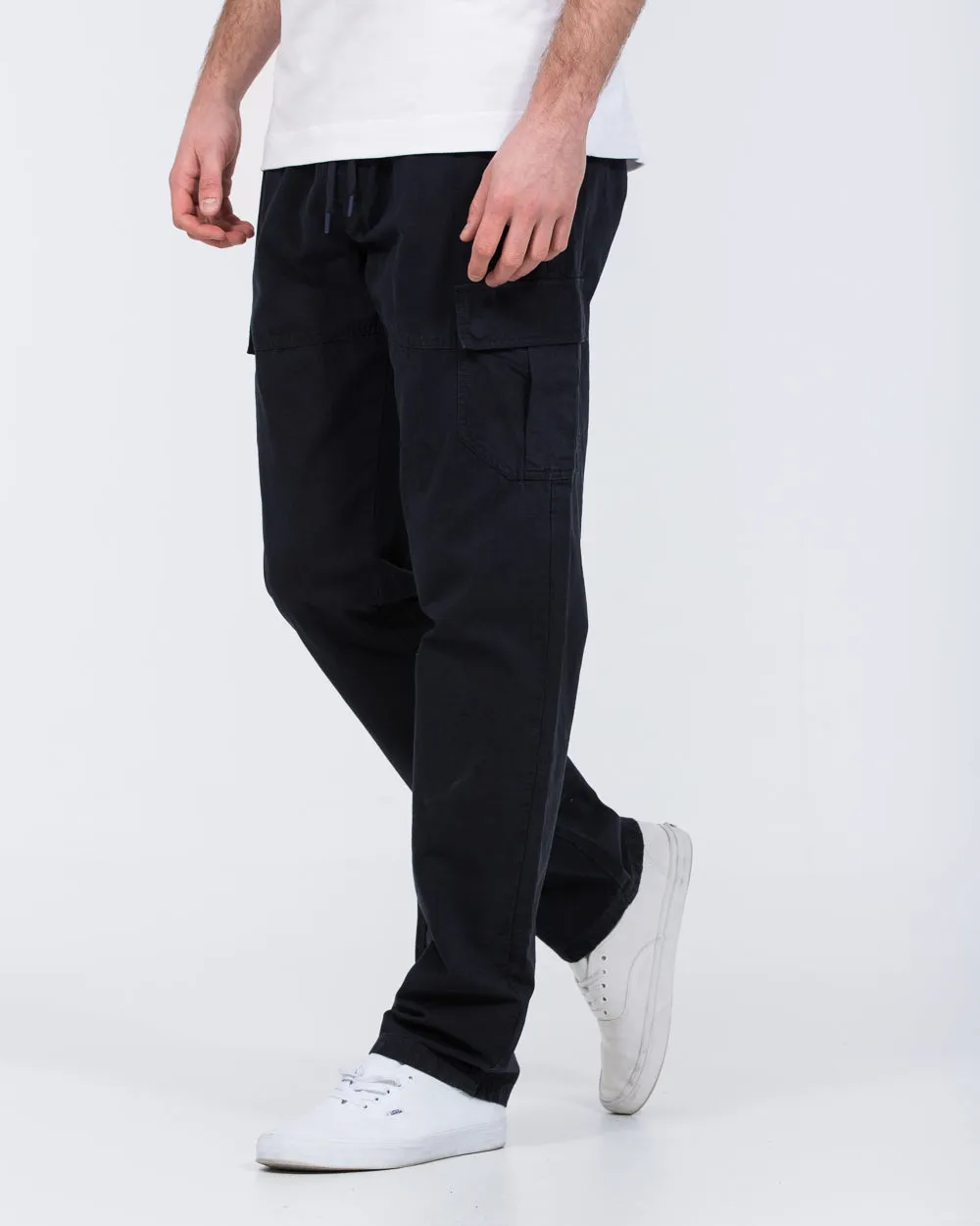 2t Shane Tall Regular Fit Ripstop Cargo Trousers (navy) boho style