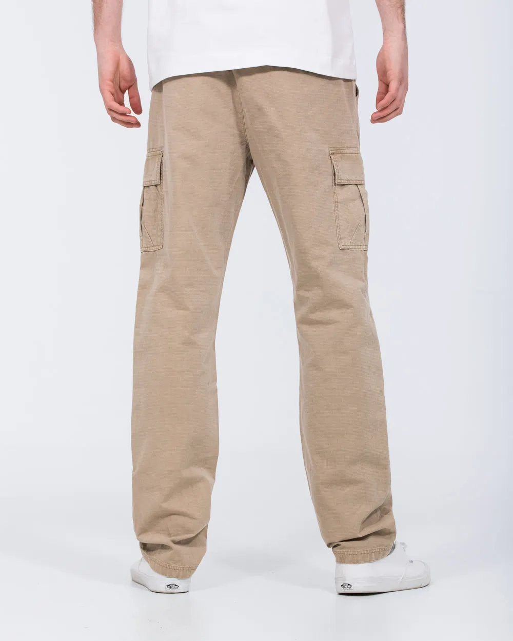 2t Shane Tall Regular Fit Ripstop Cargo Trousers (stone) winter wear