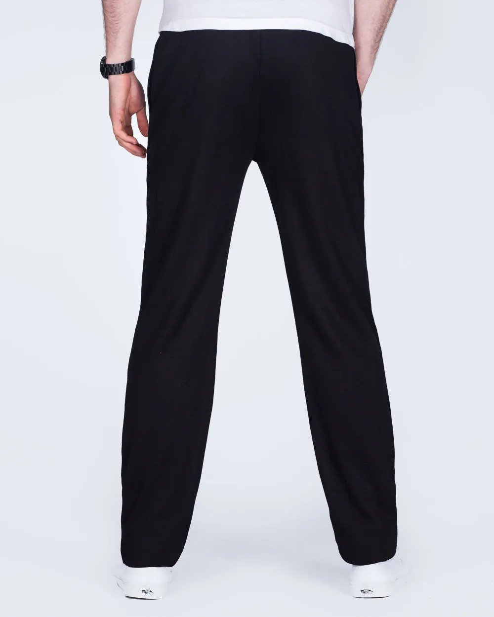 2t Shaun Regular Fit Tall Joggers (black) multi pockets