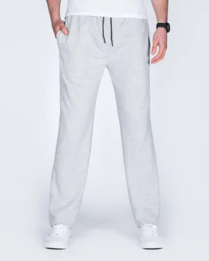 2t Shaun Regular Fit Tall Joggers (heather grey) loose design