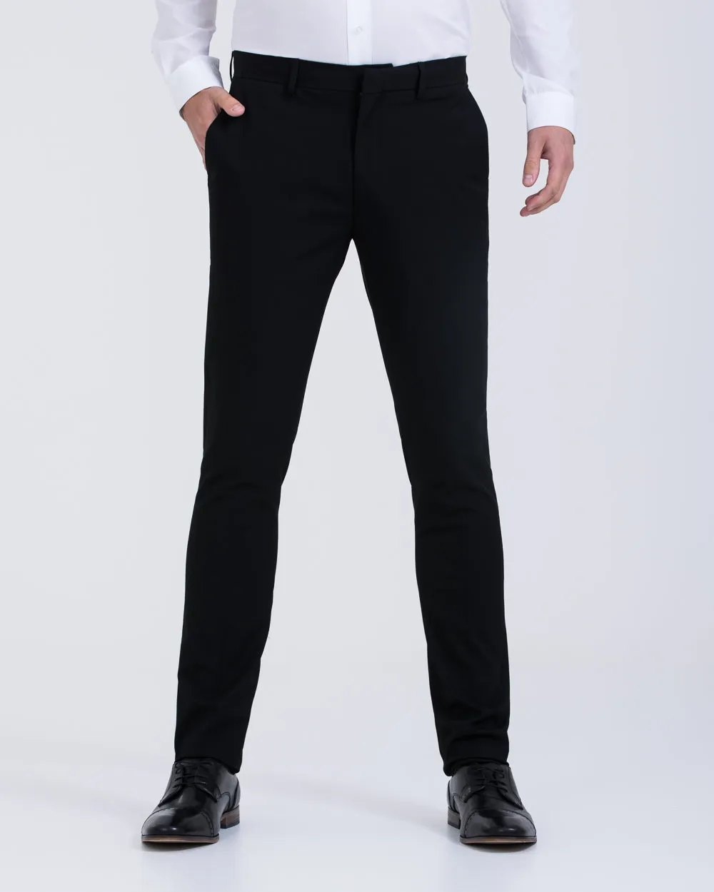 2t Skinny Fit Tall Trousers (black) athletic look