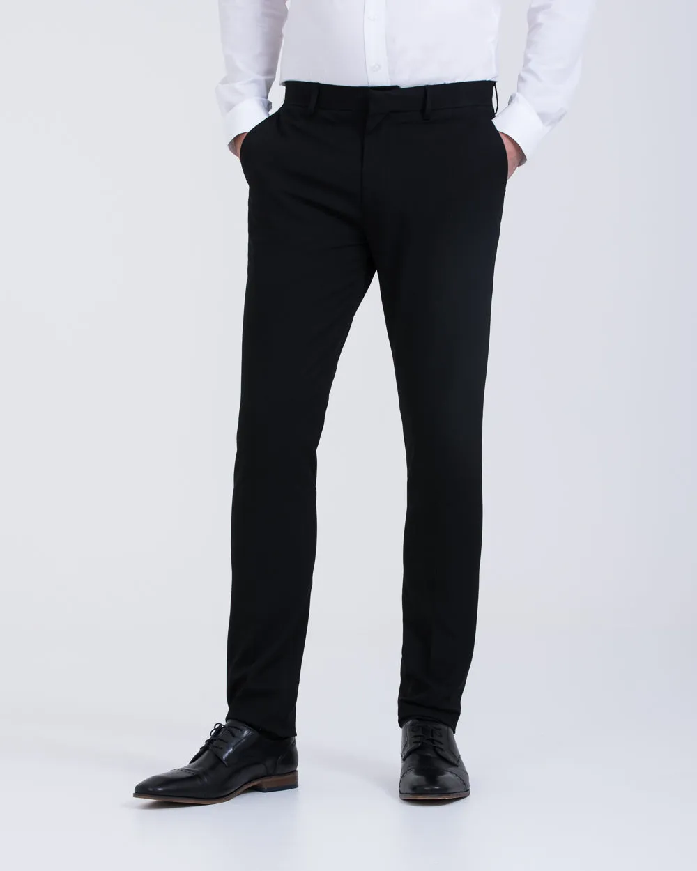 2t Skinny Fit Tall Trousers (black) light layering