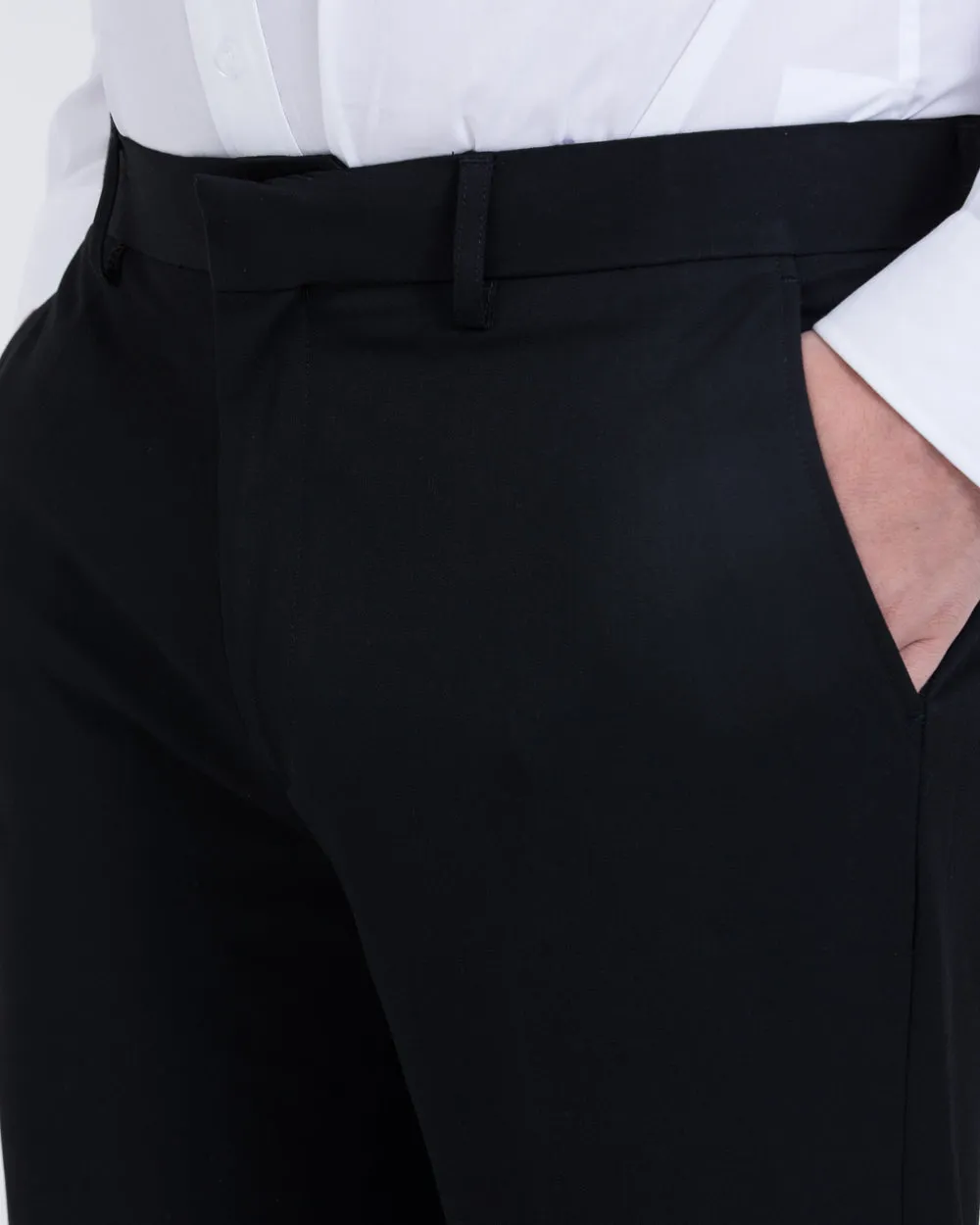 2t Skinny Fit Tall Trousers (black) loose fit