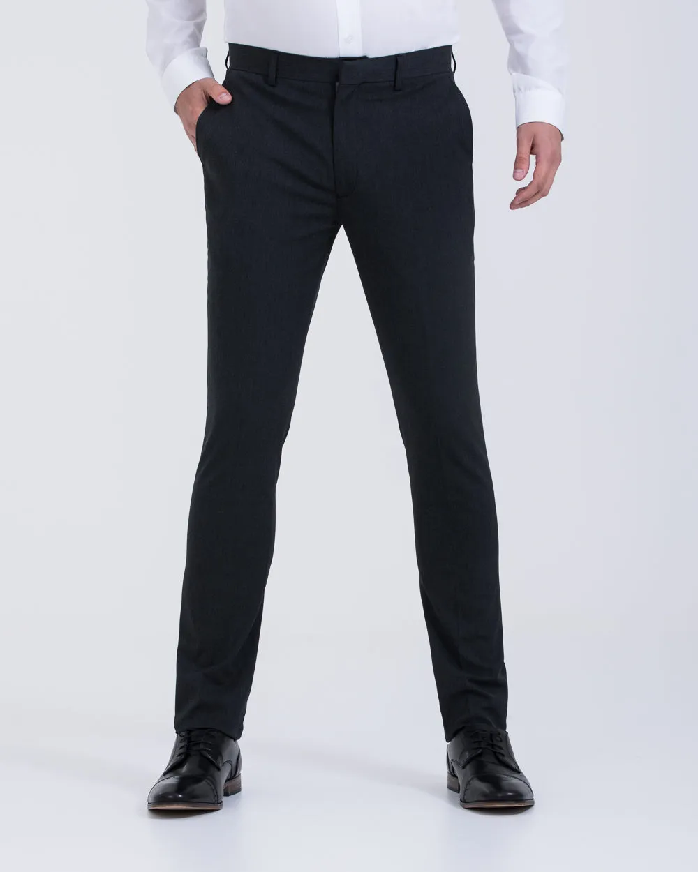 2t Skinny Fit Tall Trousers (charcoal) eco conscious