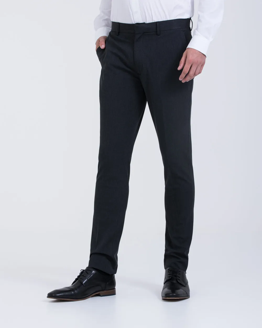 2t Skinny Fit Tall Trousers (charcoal) casual traveler