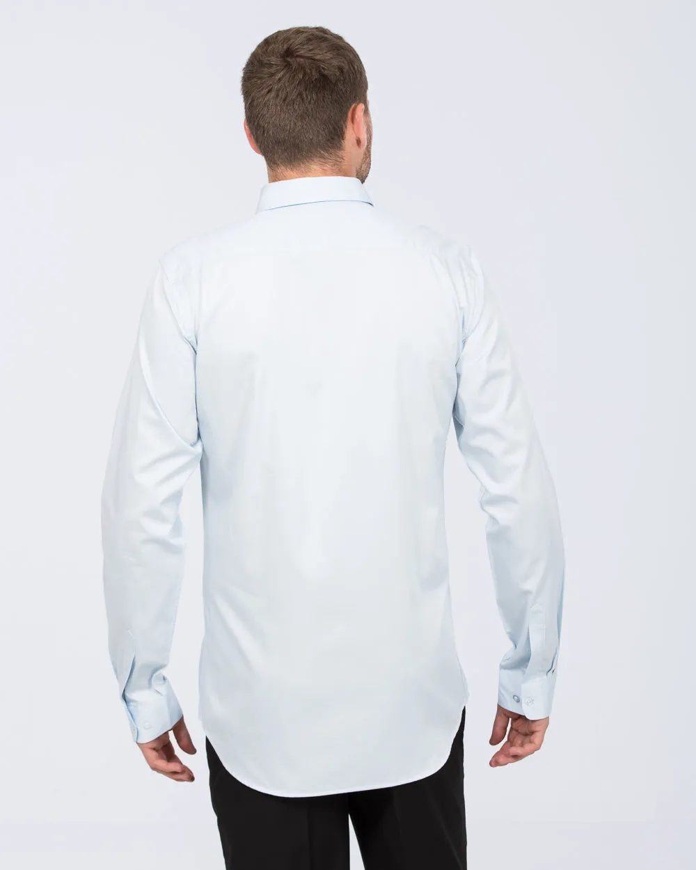 2t Slim Fit Extra Tall Formal Shirt (sky blue) Daily Essentials