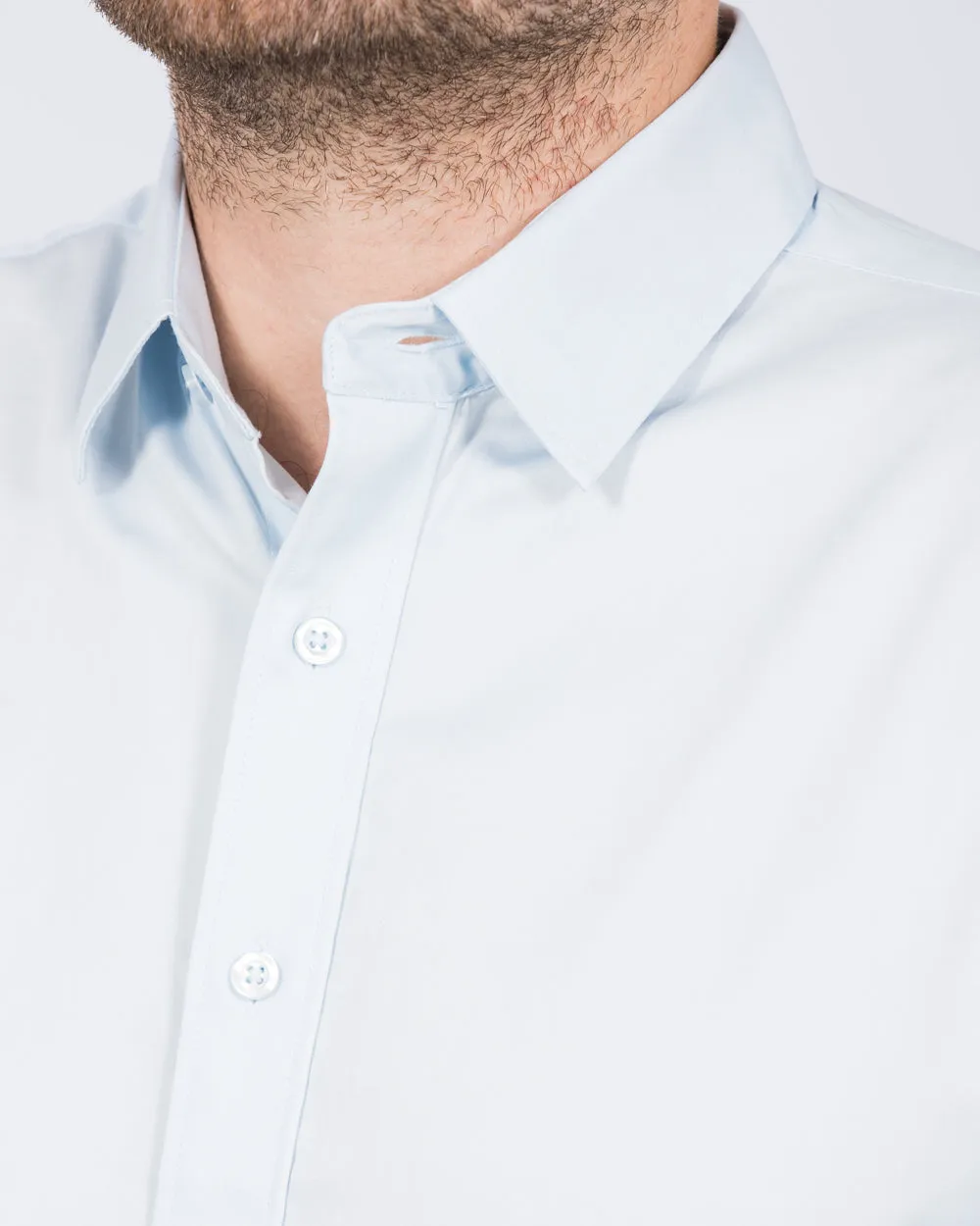2t Slim Fit Extra Tall Formal Shirt (sky blue) Work Balance