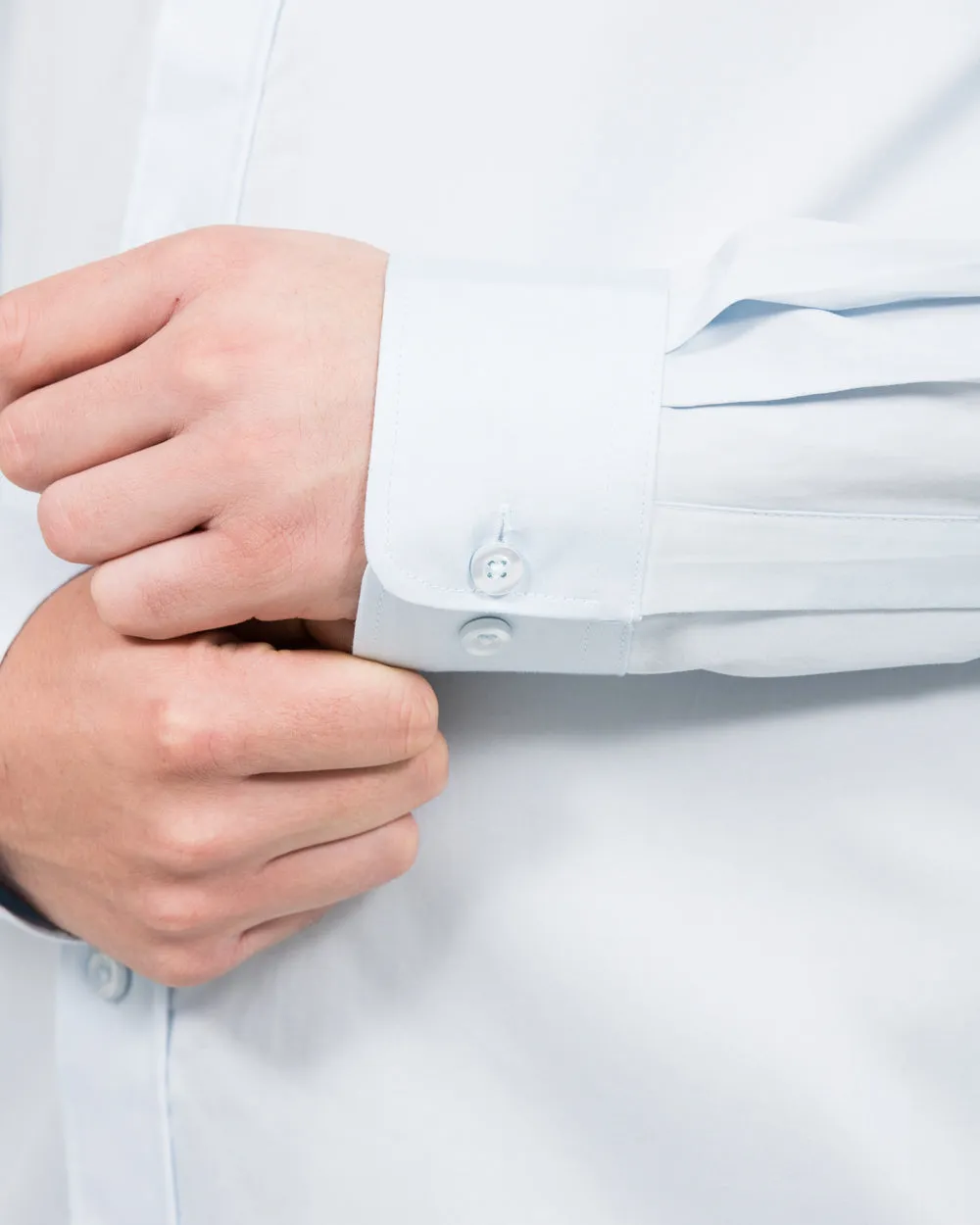 2t Slim Fit Extra Tall Formal Shirt (sky blue) Subtle Mood