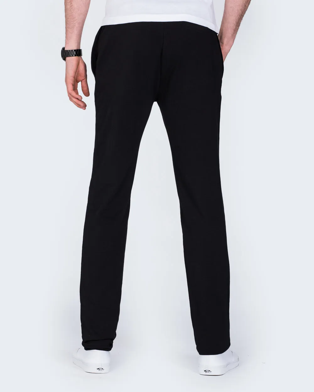 2t Slim Fit Open Hem Tall Joggers (black) light breath