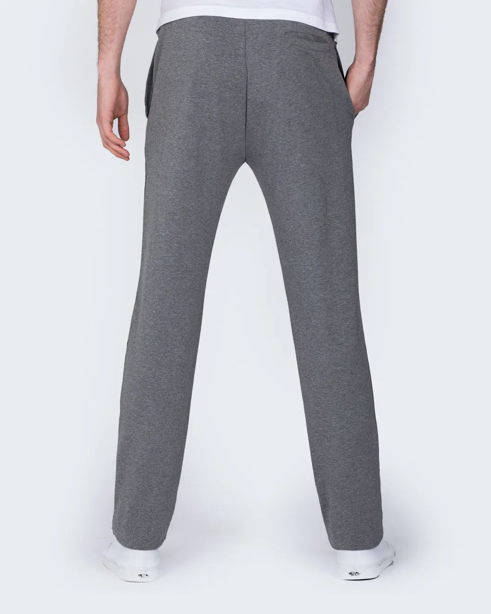 2t Slim Fit Open Hem Tall Joggers (charcoal) campus brand