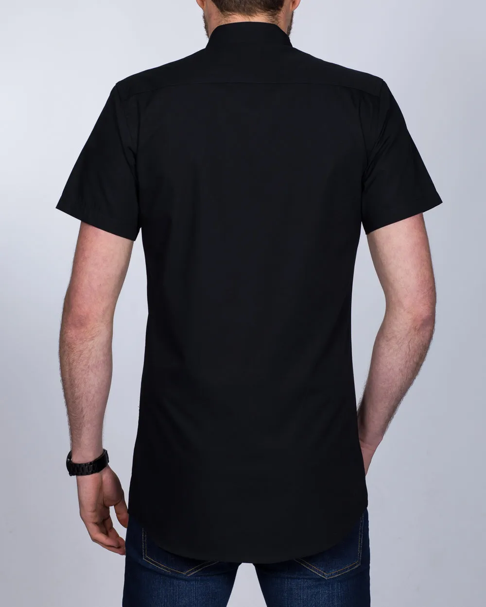 2t Slim Fit Short Sleeve Tall Shirt (black) Style Upgrade