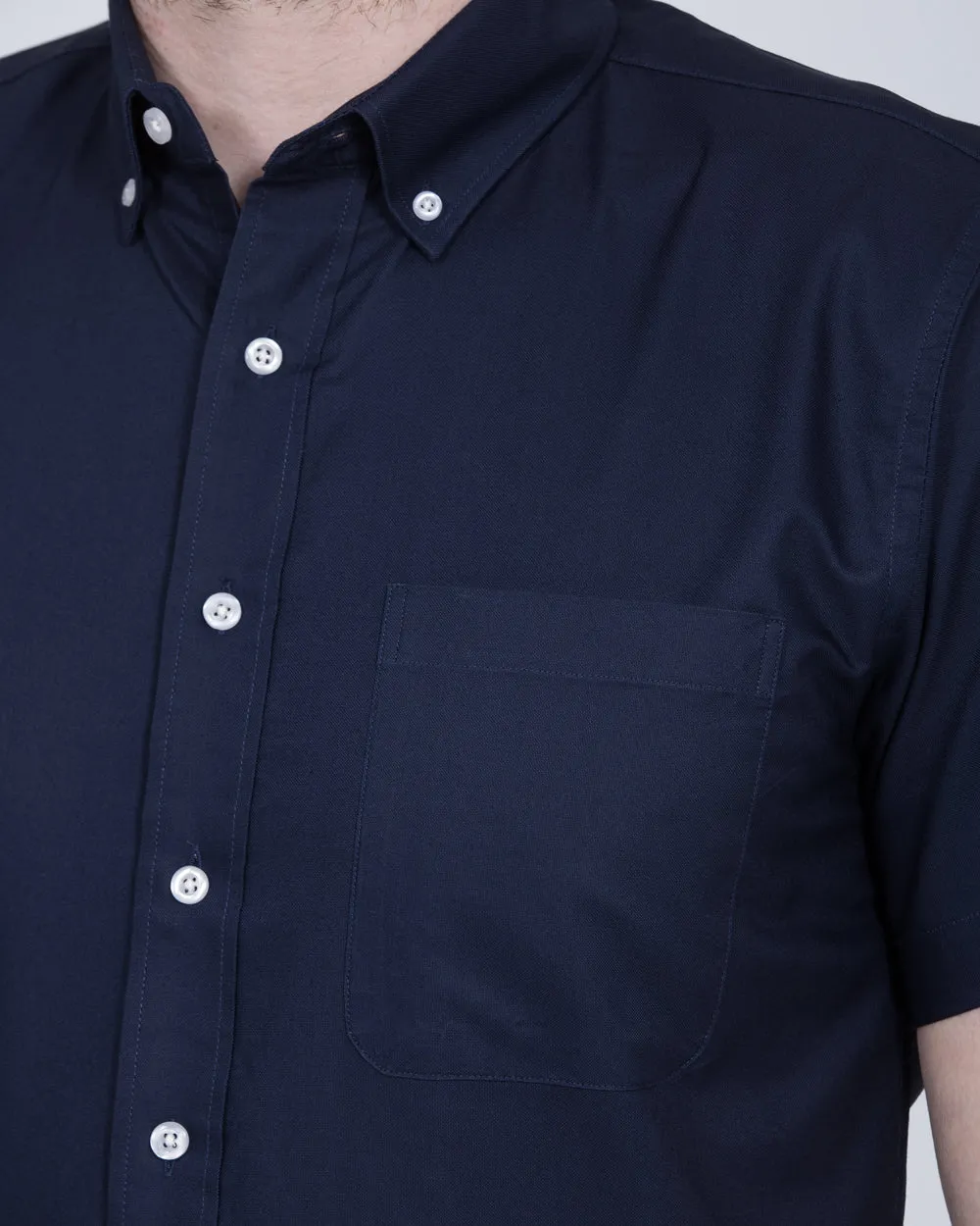 2t Slim Fit Short Sleeve Tall Shirt (navy blue) Sleek Ease