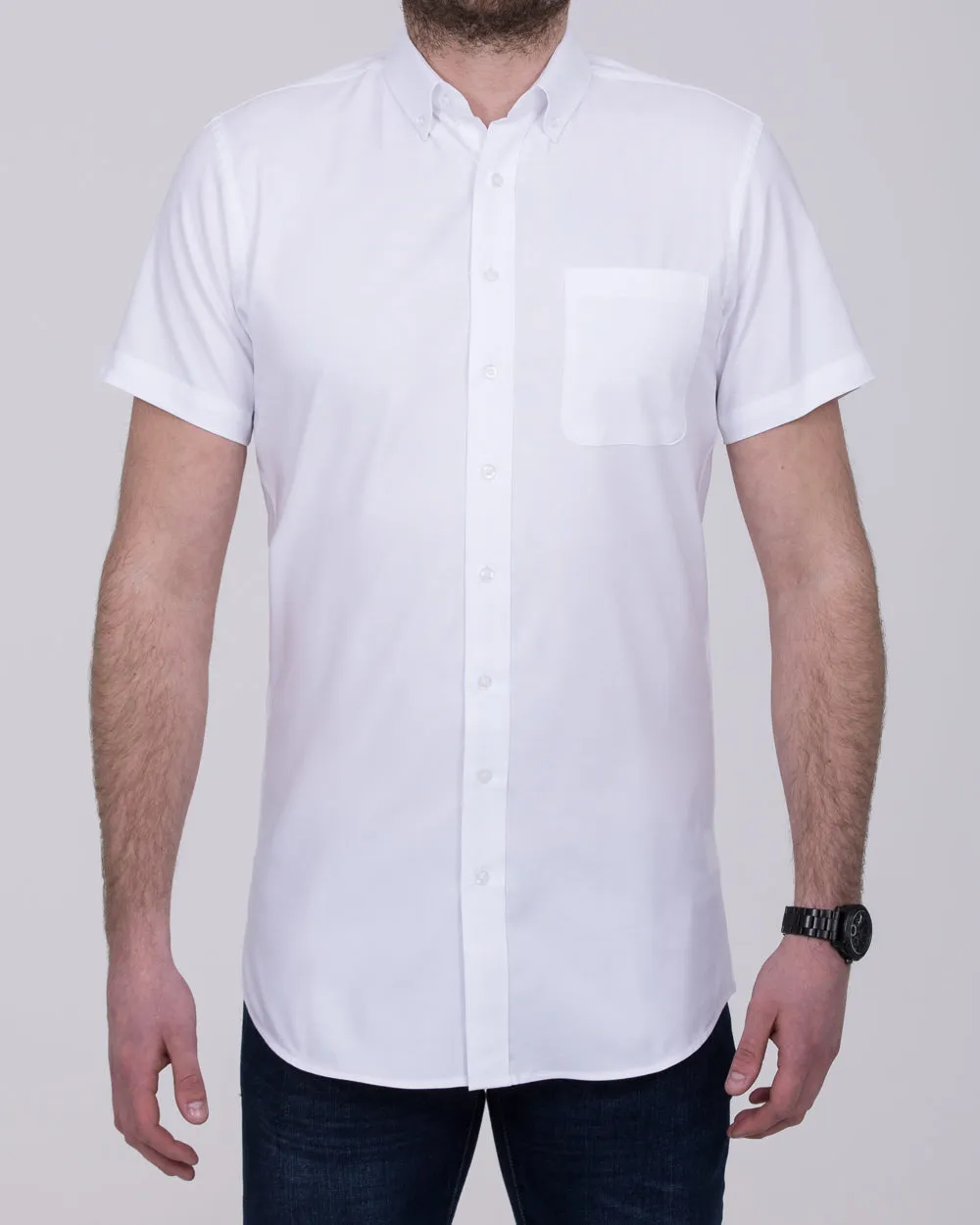 2t Slim Fit Short Sleeve Tall Shirt (white) Urban Style