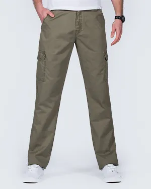 2t Slim Fit Tall Cargo Trousers (dark khaki) multi-use