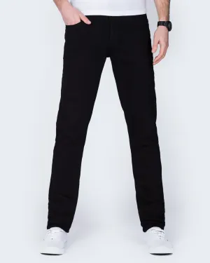 2t Slim Fit Tall Jeans (black) matte texture