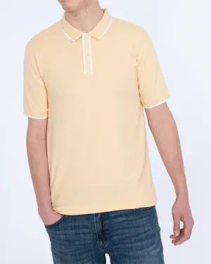 2t Slim Fit Tall Tipped Polo Shirt (lemon) tailored ease
