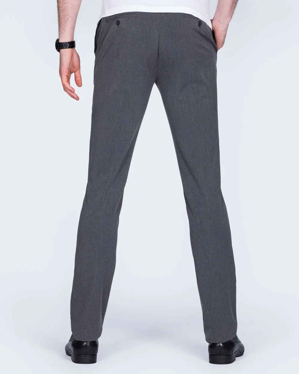 2t Slim Fit Tall Trousers (grey) versatile wardrobe