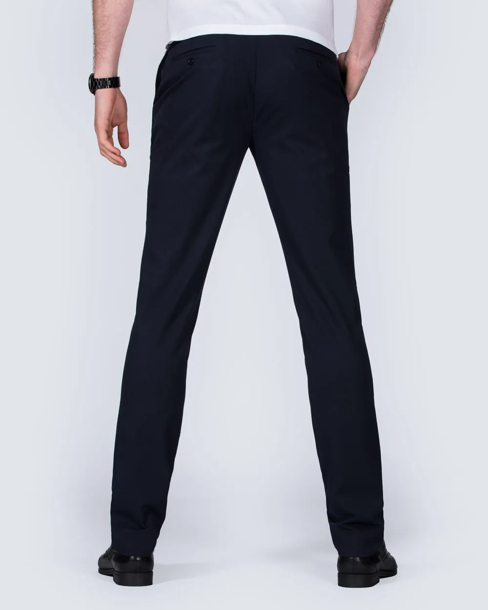 2t Slim Fit Tall Trousers (navy) low waist