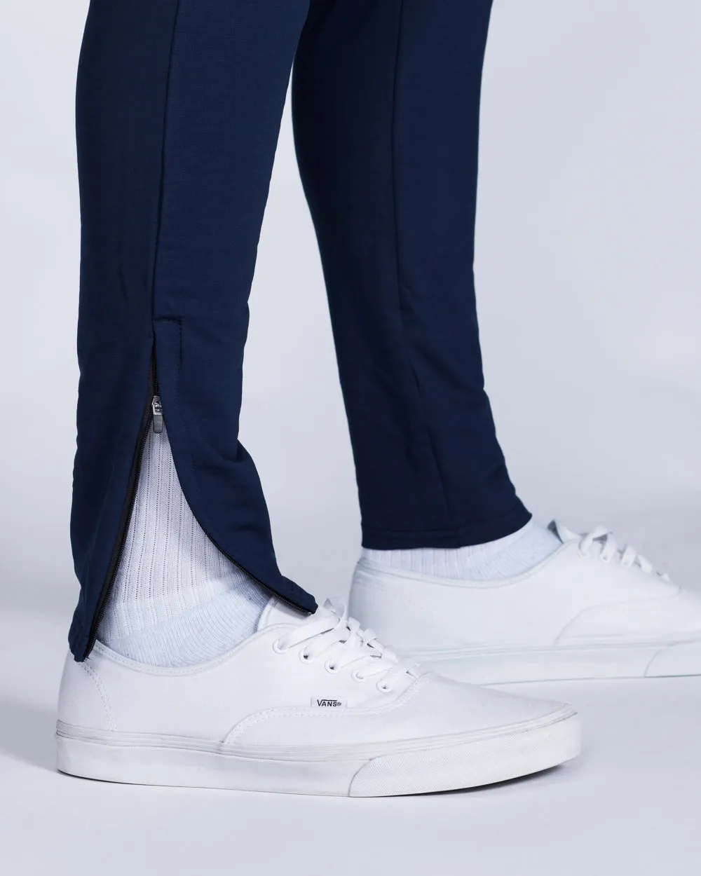2t Slim Fit Zip Hem Training Joggers (navy) tech style