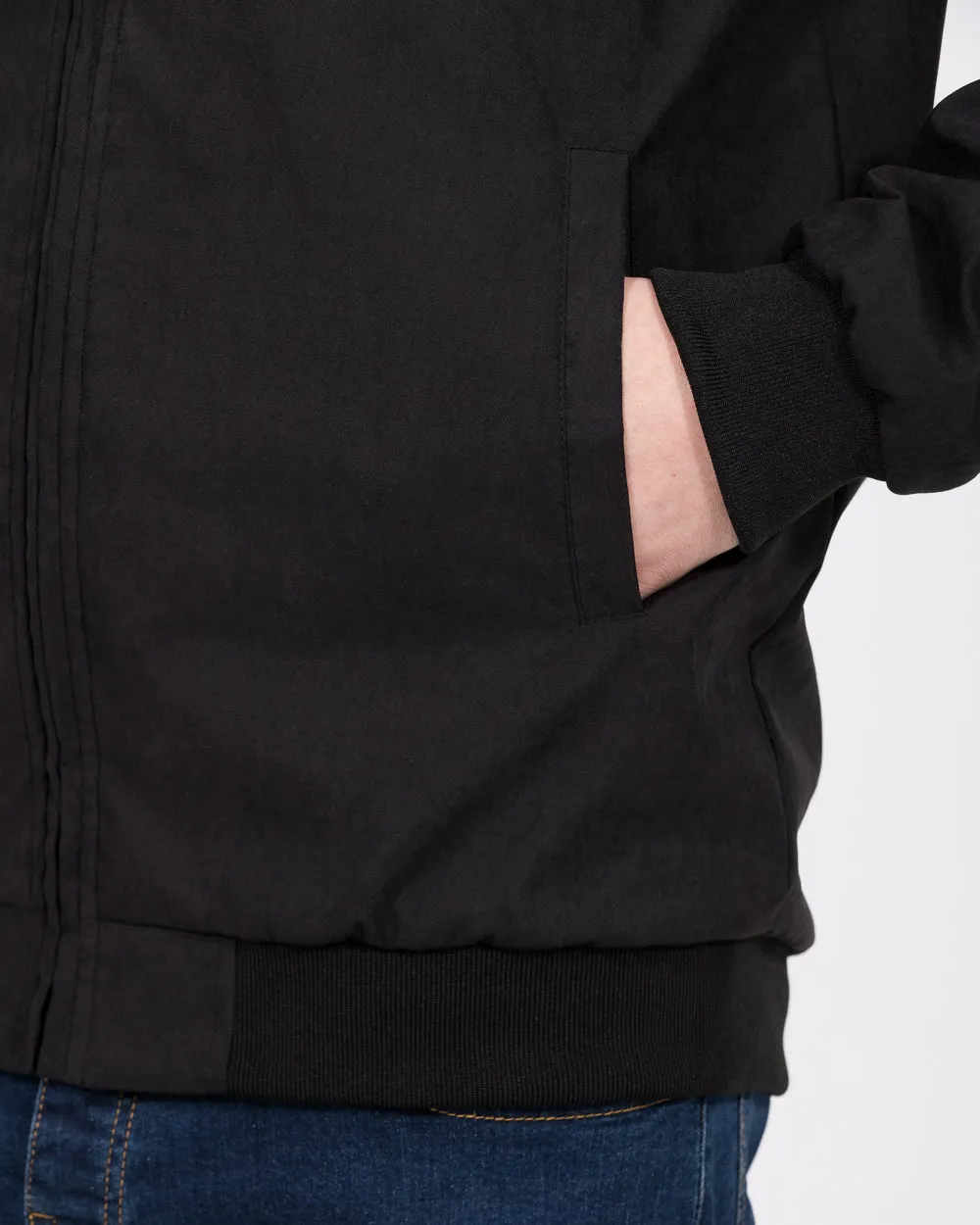 2t Sonny Tall Peached Skin Bomber Jacket (black) late fall shield