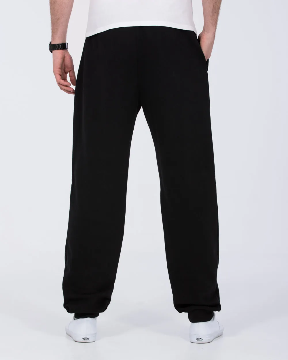 2t Stuart Loose Fit Tall Joggers (black) multi pockets
