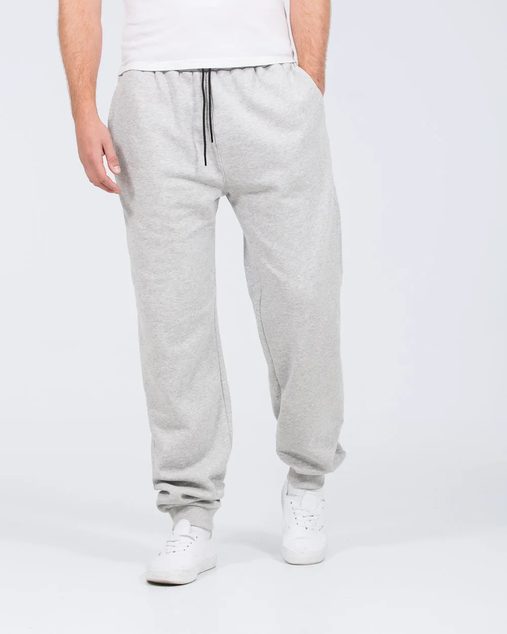 2t Stuart Loose Fit Tall Joggers (heather grey) leisure style