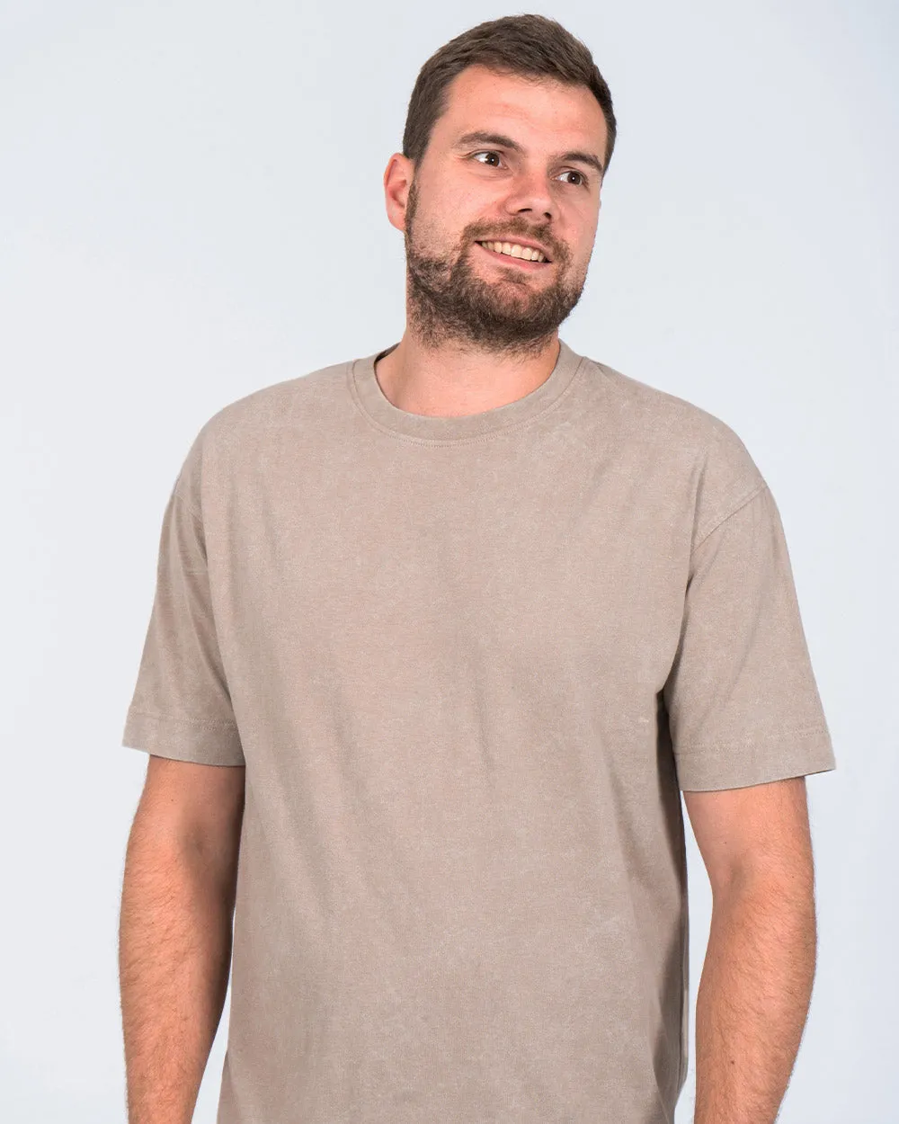 2t Tall Acid Wash Oversized T-Shirt (taupe) tone mix