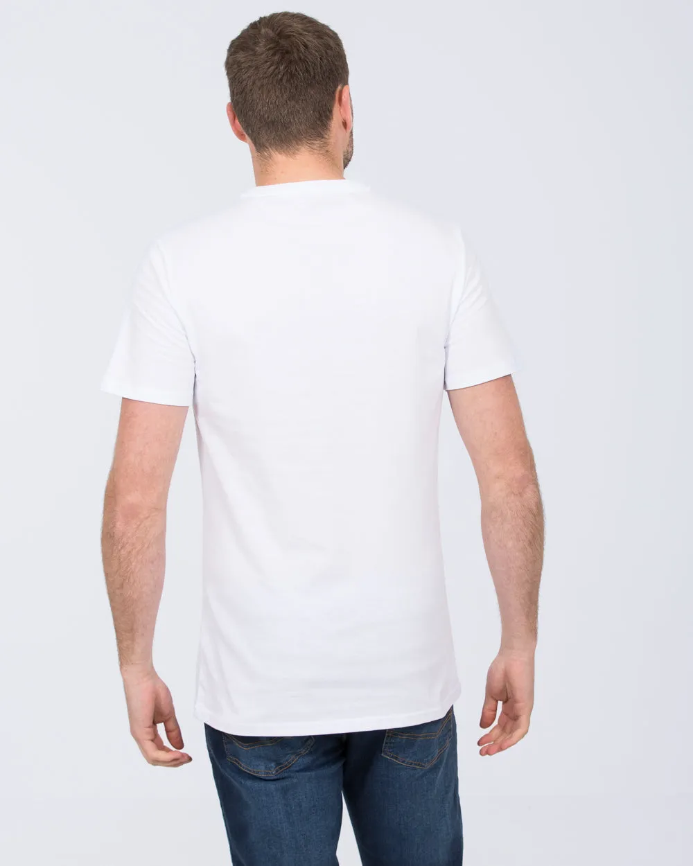 2t Tall Atoms T-Shirt (white) flat seam