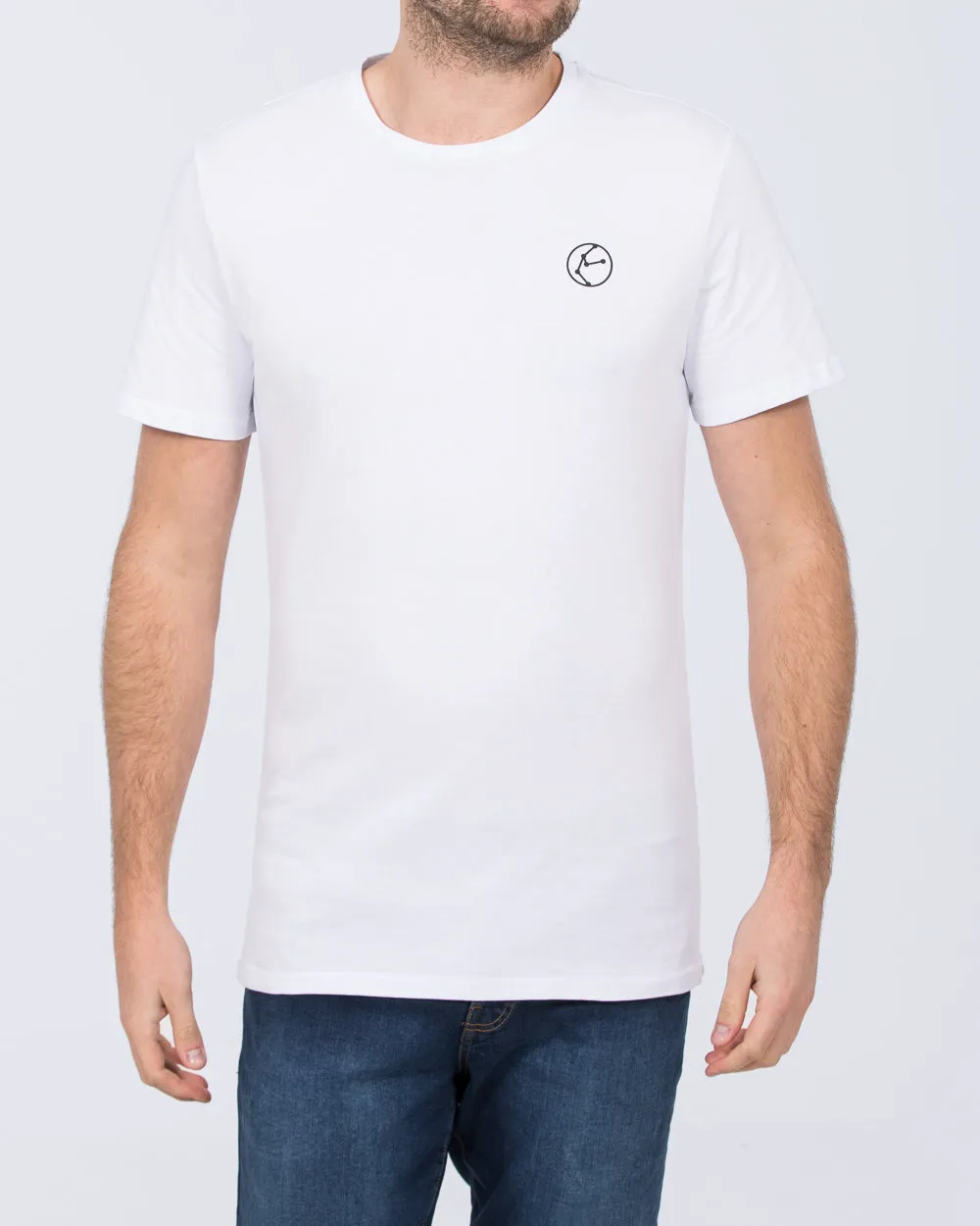 2t Tall Atoms T-Shirt (white) wrinkle free