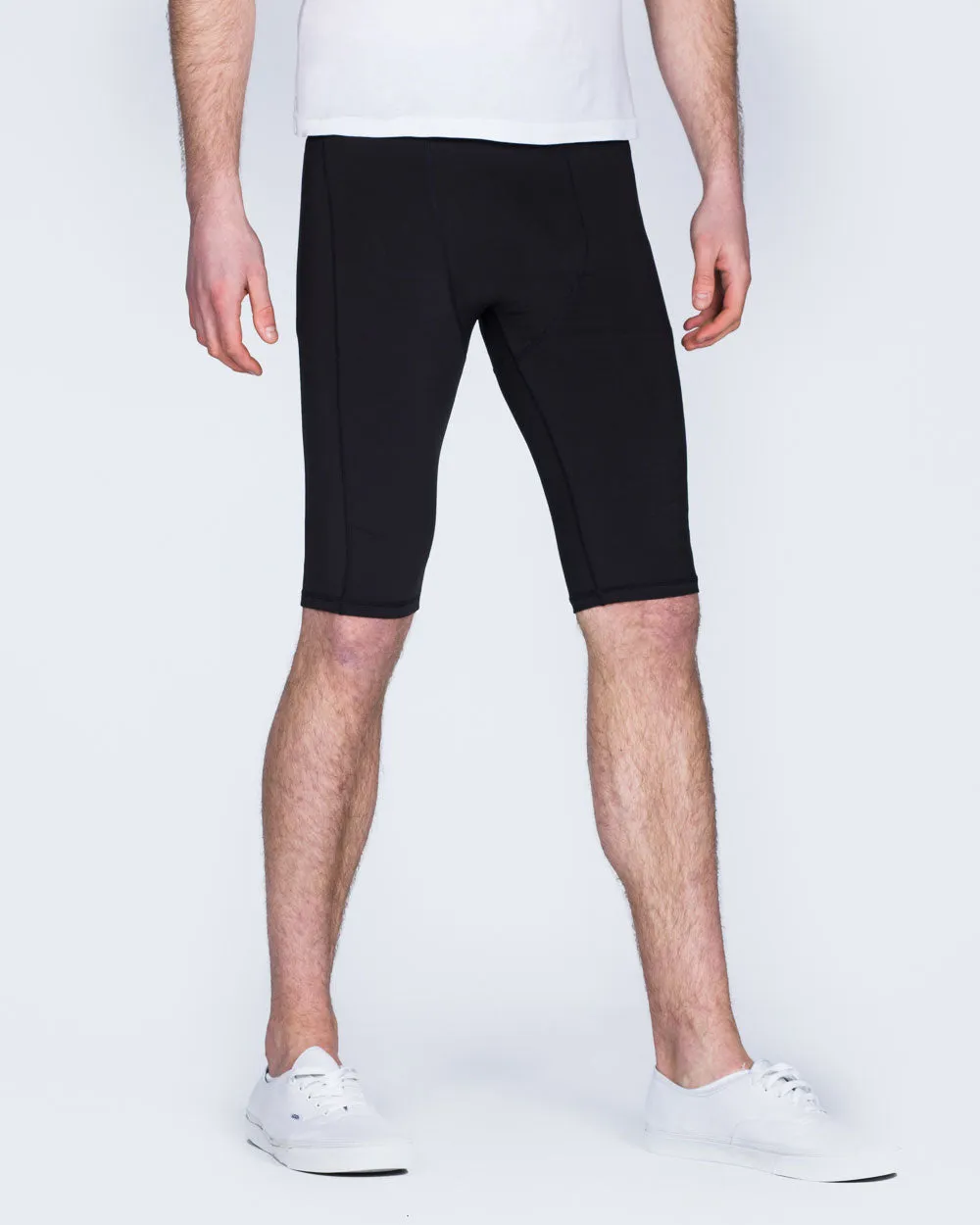 2t Tall Baselayer Compression Shorts (black) outdoor sport