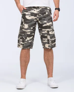 2t Tall Cargo Camo Shorts (charcoal) easy match