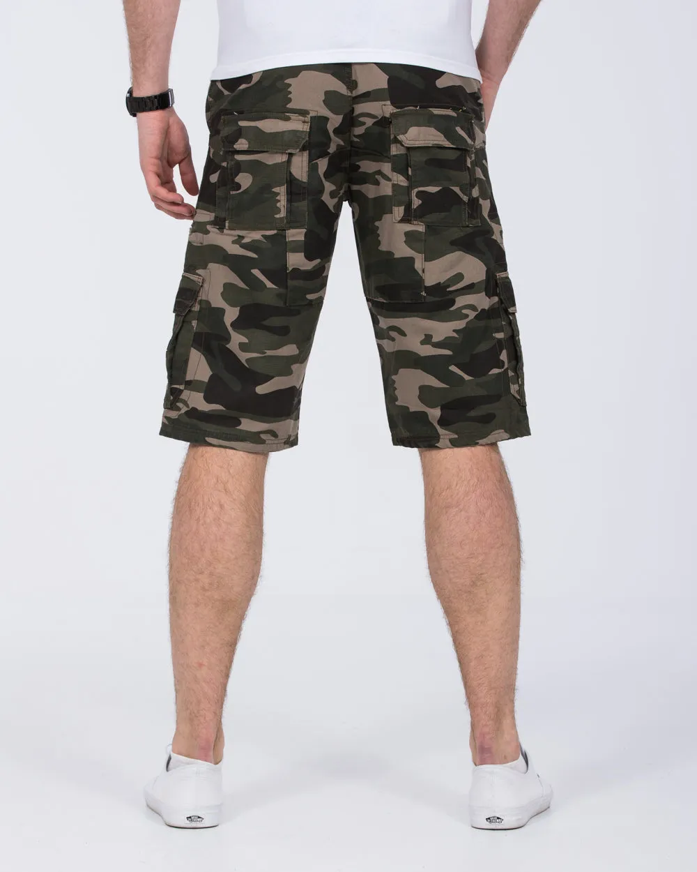 2t Tall Cargo Camo Shorts (khaki) easy wear