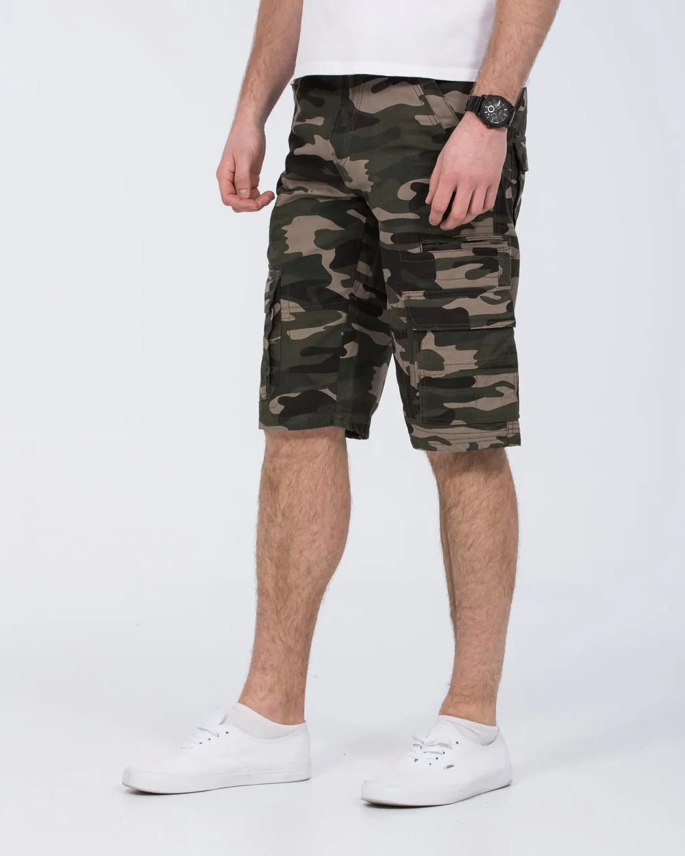 2t Tall Cargo Camo Shorts (khaki) fashion comfort