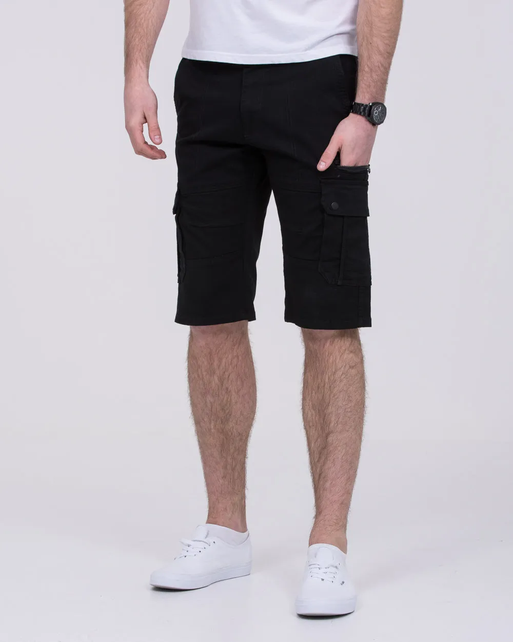 2t Tall Cargo Shorts (black) colorful sport