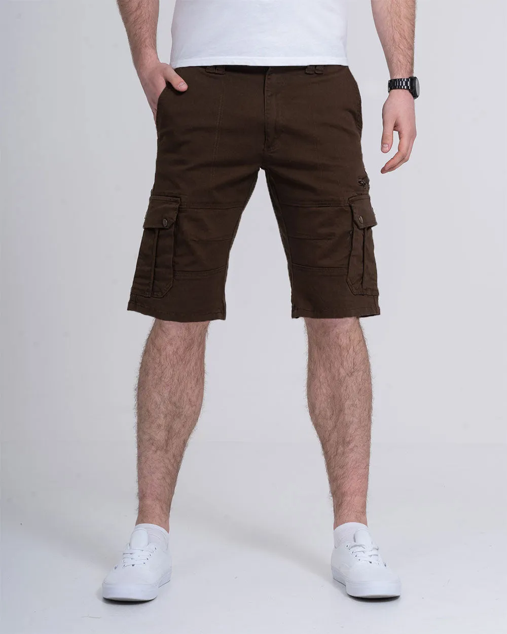 2t Tall Cargo Shorts (khaki) trendy free