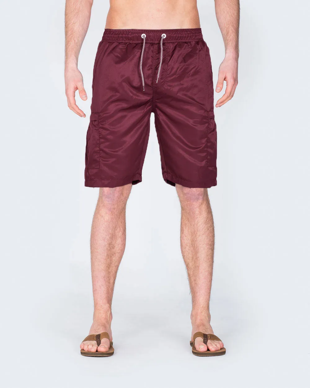 2t Tall Cargo Swim Shorts (burgundy) refresh design