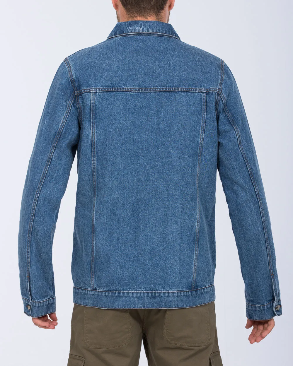 2t Tall Denim Jacket (mid wash) performance daily wear