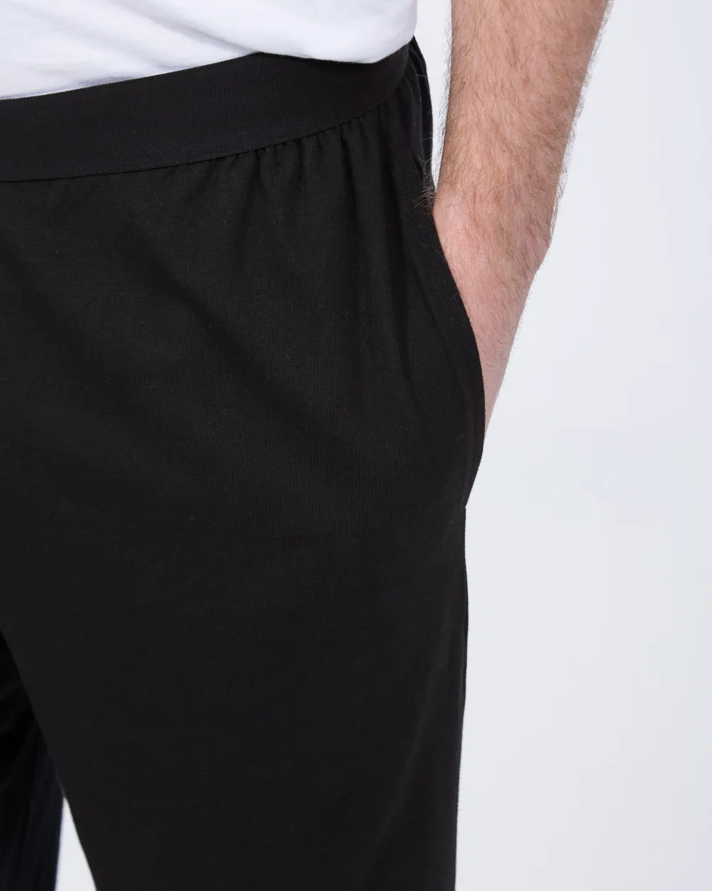 2t Tall Elastic Waist Lounge Pants (black) Night relaxation