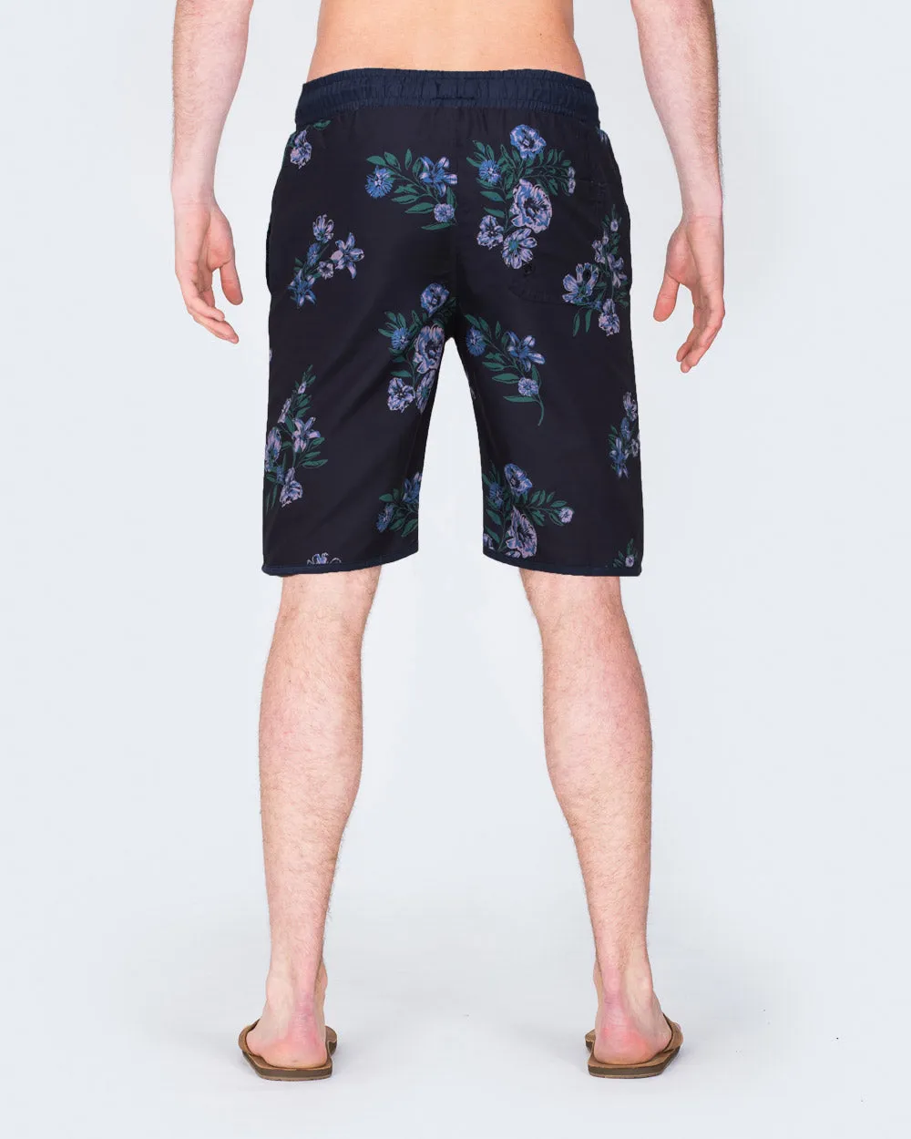 2t Tall Floral Swim Shorts (navy) outdoor sport