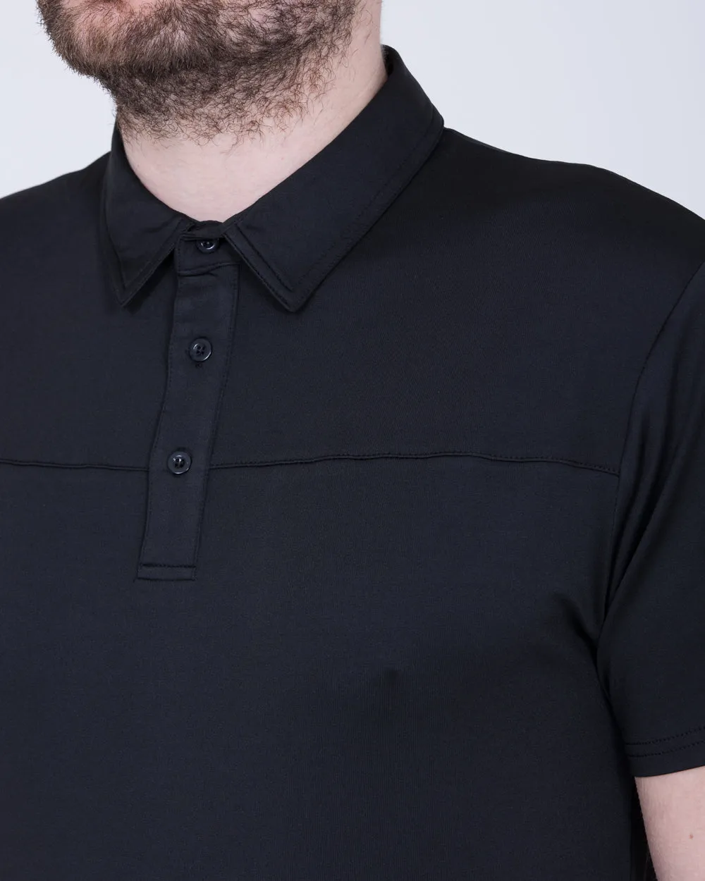 2t Tall Golf Polo Shirt (black) travel outfit