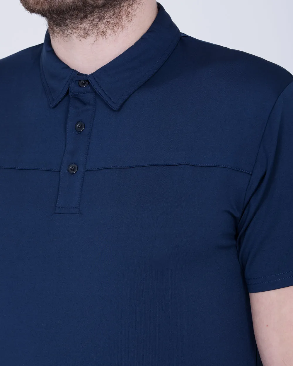 2t Tall Golf Polo Shirt (navy) beach vibe