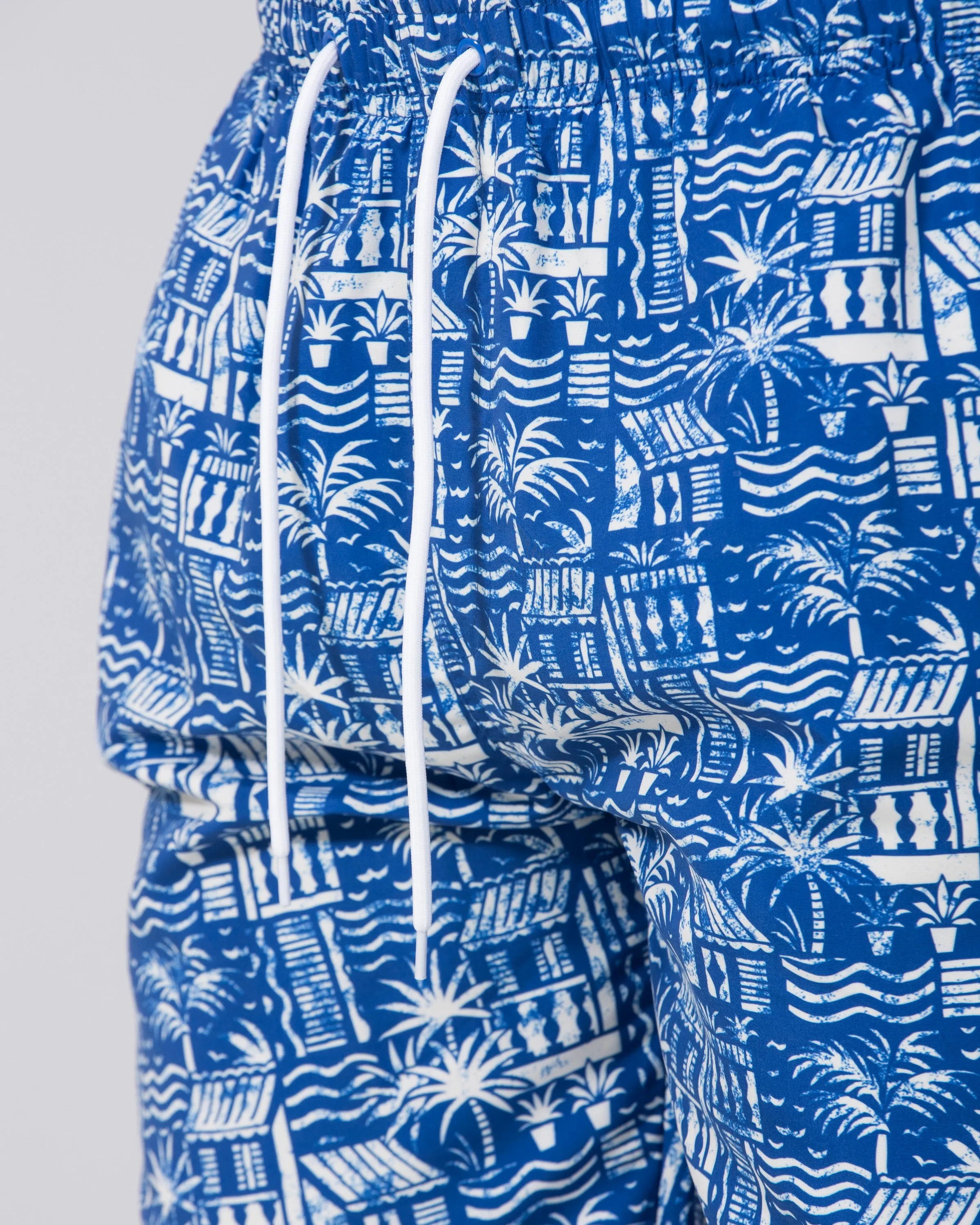 2t Tall Hawaiian Print Swim Shorts (blue) fitness gear